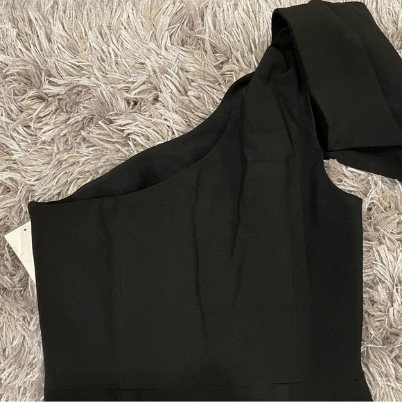 Dress the Population Tiffany One Sleeve Midi Dress Medium M - Picture 8 of 10